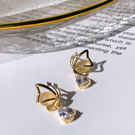 butterfly drop stone pierce