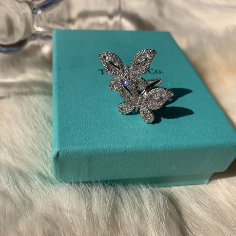 double butterfly  ring
