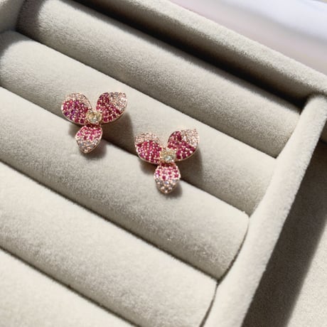 mini flower stone pierce