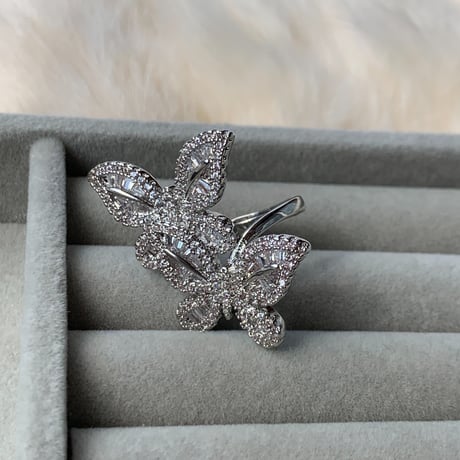 double butterfly  ring
