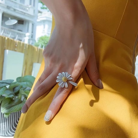 daisy open ring