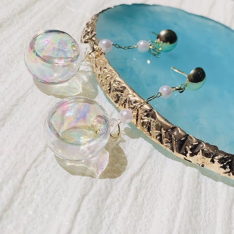 soap bubble long pierce