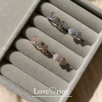 LOVE＋♡︎ ring 2set