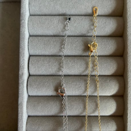 drop stone mini necklace