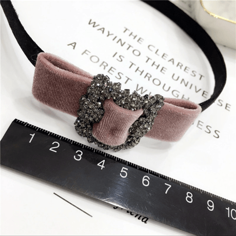 velvet  stone  headband