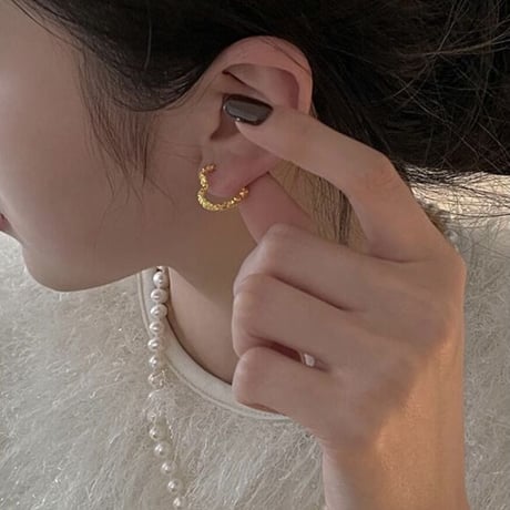 heart mini hoop pierce