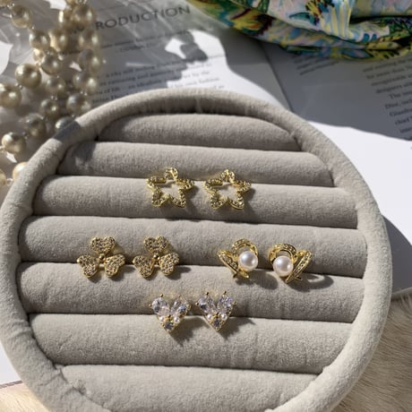 star flower stone mini pierce
