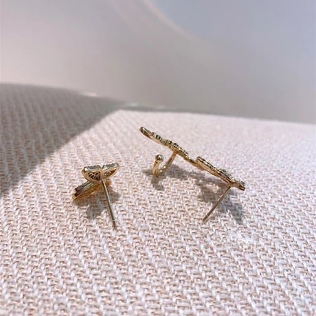 butterfly asymmetry  pierce ear cuffs