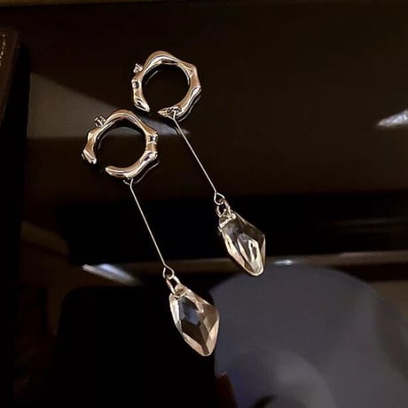 clear stone ear cuffs