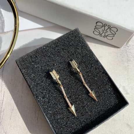 spear gold long pierce