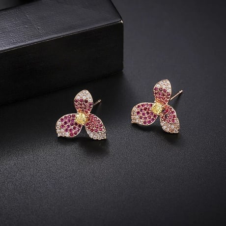 mini flower stone pierce
