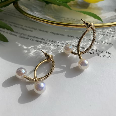 aurora pearl 2way pierce