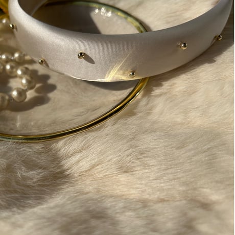 gold dot hair band