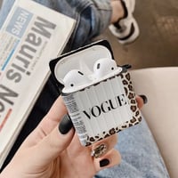 VOGUE leopard  AirPods case
