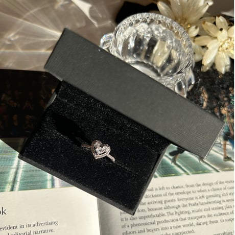 heart stone ring