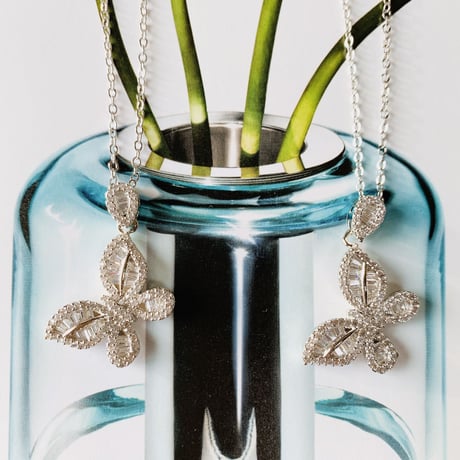butterfly stone necklace