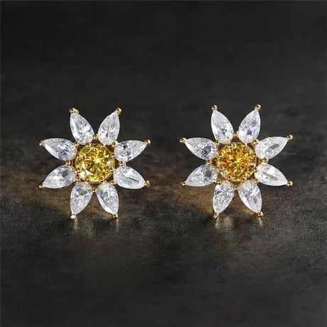 flower zirconia pierce