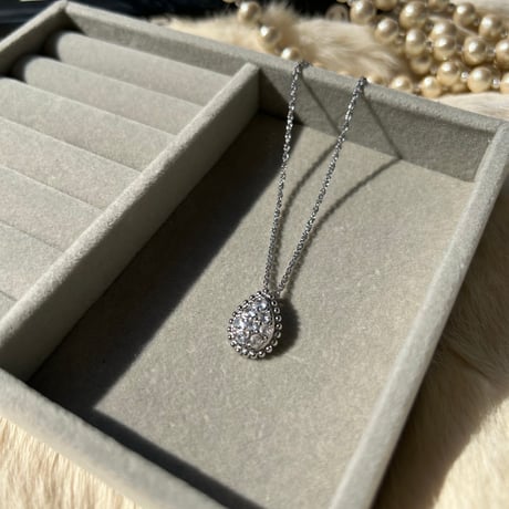 drop stone necklace