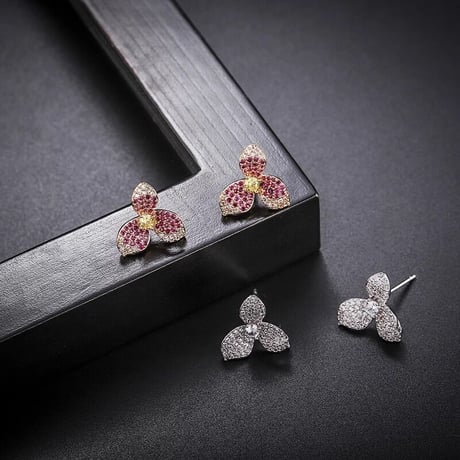 mini flower stone pierce