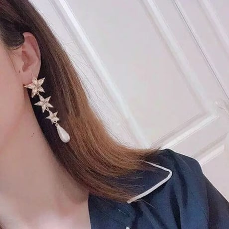 star drop pearl pierce