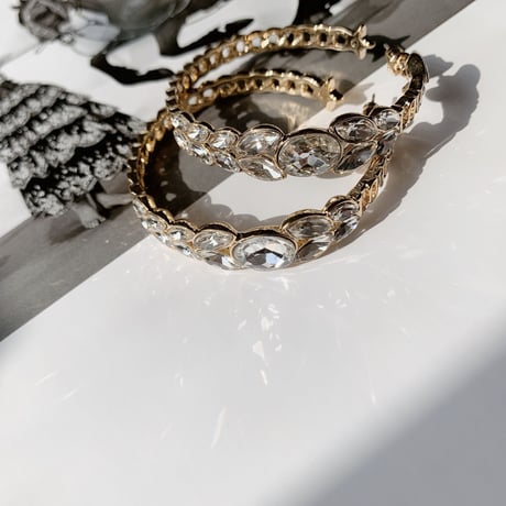 love hoop stone pierce