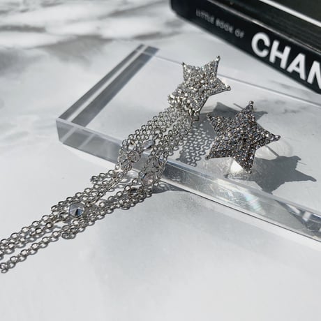 star asymmetry tassel pierce