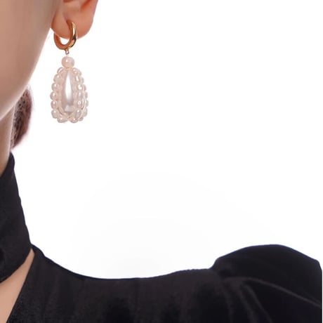 drop  pearl loop pierce