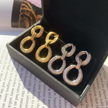 double loop stone pierce