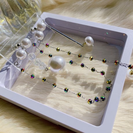 pearl stone asymmetry pierce