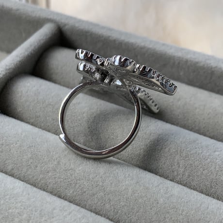 double butterfly  ring