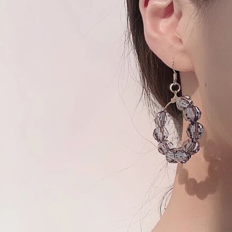 clear bowl hoop hook pierce