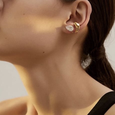 drop stone ear cuffs
