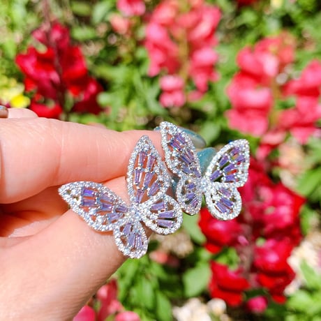 purple butterfly pierce