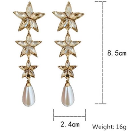 star drop pearl pierce