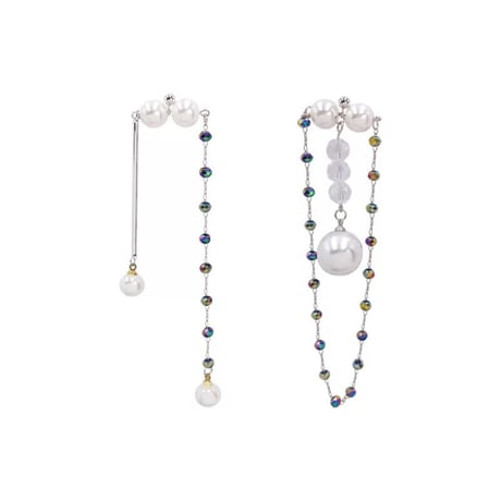 pearl stone asymmetry pierce