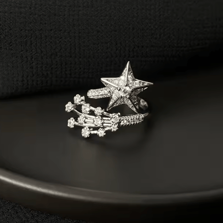 zirconia stone open ring