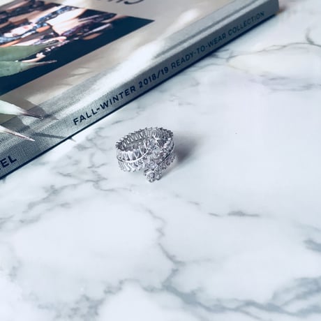 square  diamond roll ring
