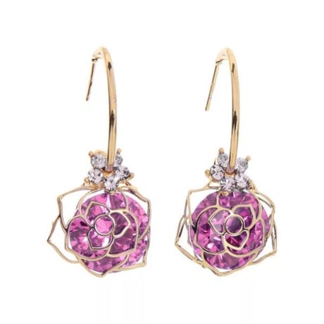 rose purple stone  pierce