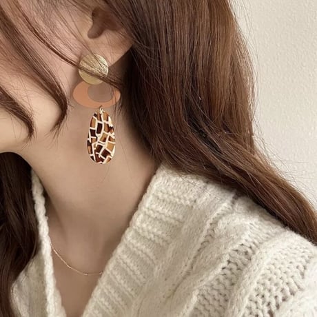 vintage brown loop pierce