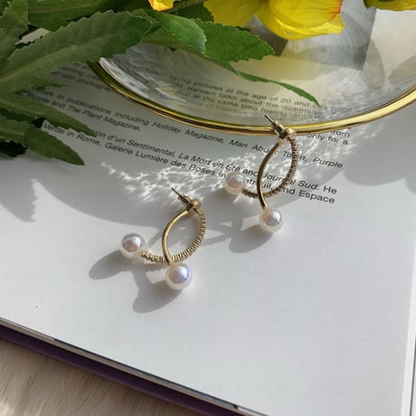 aurora pearl 2way pierce
