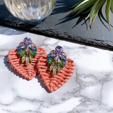 heart colorful bijou lantern pierce