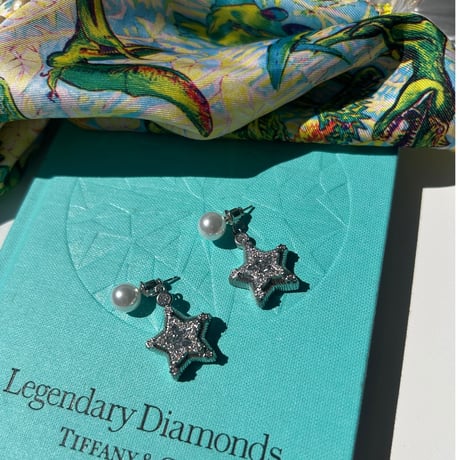 star stone perl 2way  pierce
