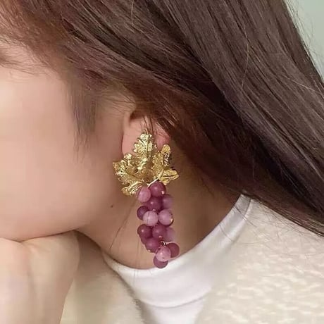 grape large vintage  pierce