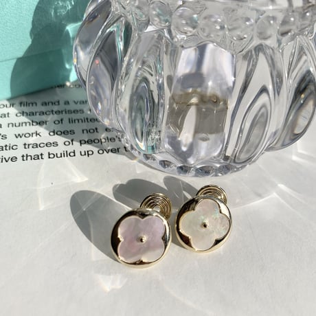 flower shell earring