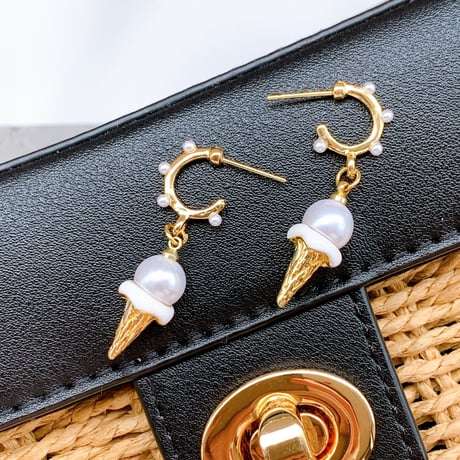summer ice cream pearl loop pierce