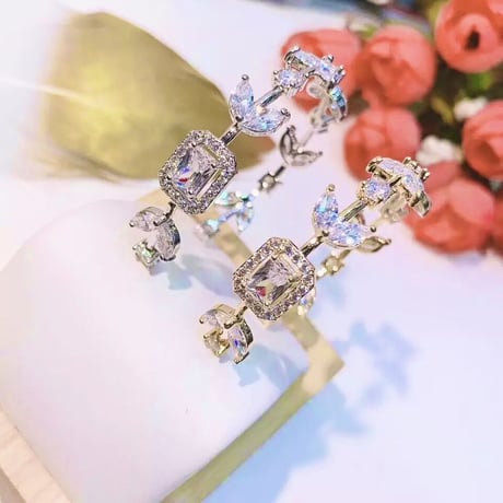 stone hoop pierce