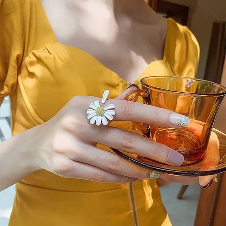 daisy open ring