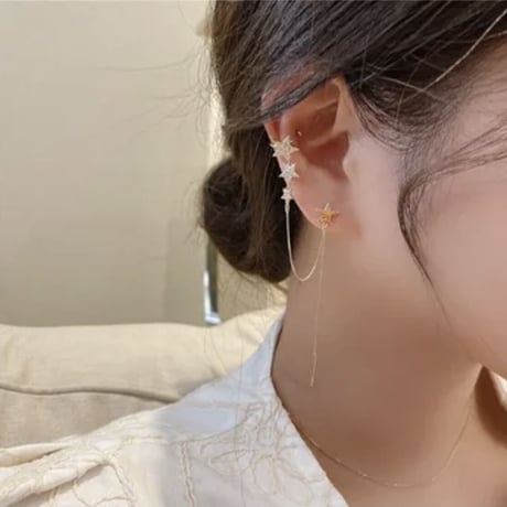 star ear cuffs pierce