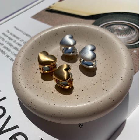 mat double heart  pierce
