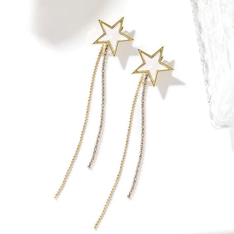 star long chain 2way pierce